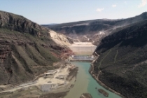 Türkiye'nin ikinci büyük sulama barajı hızla yükseliyor