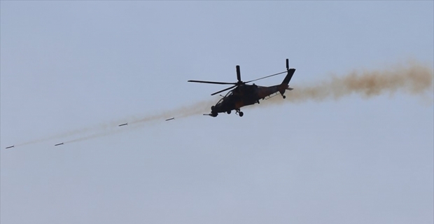 ATAK'lar yerli üretim Cirit'le Afrin'deki hedefleri vurdu