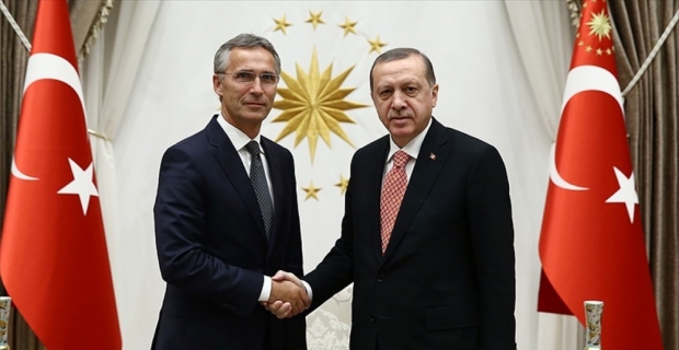 Cumhurbaşkanı Erdoğan, Stoltenberg ile Suriye'yi görüştü