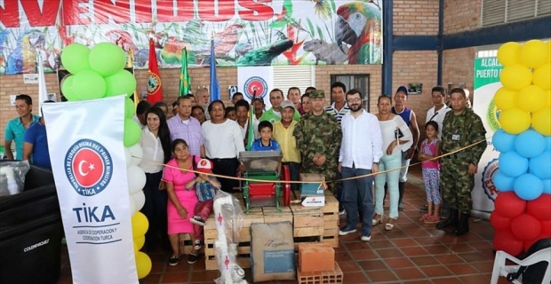 TİKA’dan Kolombiya’da tarım ekipmanı desteği