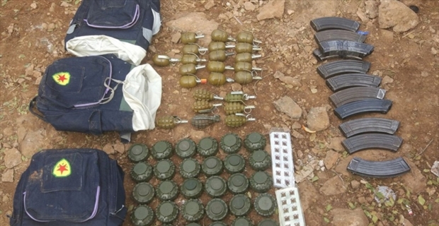 Afrin'de yasaklı anti-personel mayınları ele geçirildi