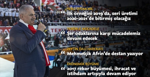 Başbakan Yıldırım'dan 'yerli otomobil' açıklaması