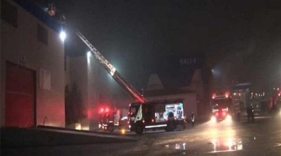 CNR Expo Fuar Merkezi'nde yangın çıktı
