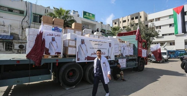 Katar'dan Gazze'ye 9 milyon dolarlık yardım