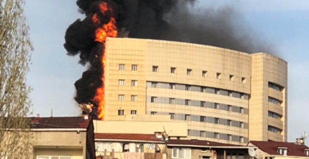 Taksim İlk Yardım Hastanesi'nde yangın