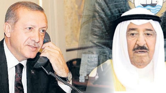 Cumhurbaşkanı Erdoğan, Kuveyt Emiri ile telefonda görüştü