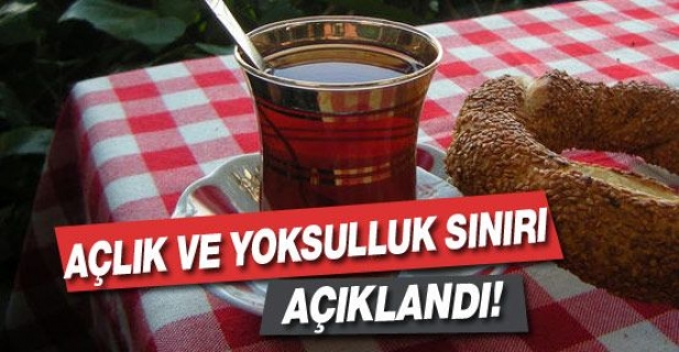 Açlık ve yoksulluk sınırı açıklandı