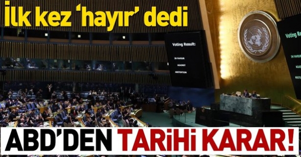 ABD, BM'nin Golan kararına ilk kez 'hayır' dedi