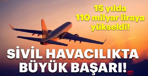 Havacılıkta ciro 110 milyar liraya ulaştı