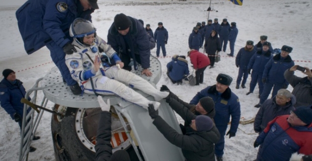 Soyuz kapsülü 197 gün sonra Dünya'ya döndü