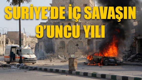 Suriye iç savaşı 9. yılına girdi