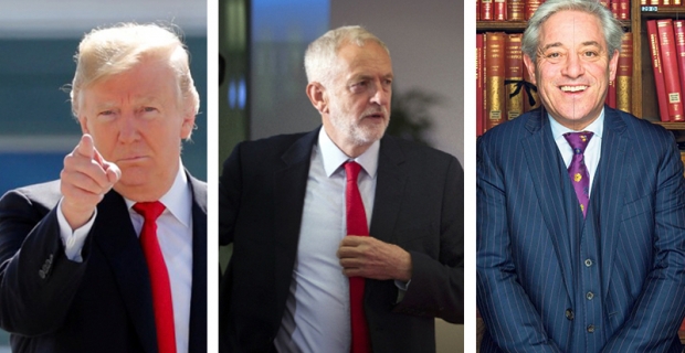 İngiltere'de Corbyn ve Bercow’dan Trump’a boykot