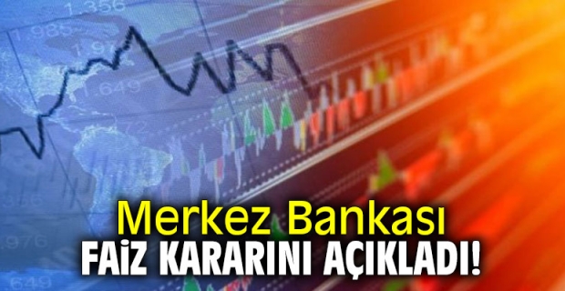 Merkez Bankası faiz kararını açıkladı