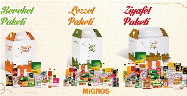 Migros ramazan kolisi ile sofralarda yüzde 49'a varan tasarruf