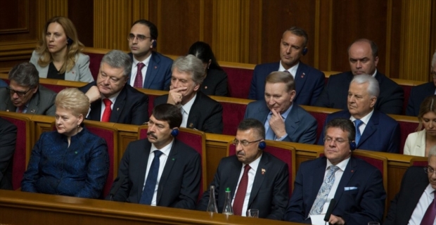 Cumhurbaşkanı Yardımcısı Oktay, Zelenskiy'in göreve başlama törenine katıldı