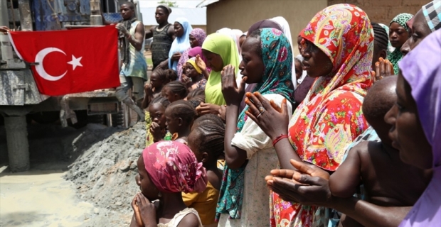 Gönüllü Türk kuruluşları Nijeryalıların temiz su ihtiyacını gidermeye çalışıyor