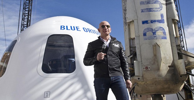Blue Origin'den gelecek uzay uçuşları için 100 milyon dolarlık bilet satışı