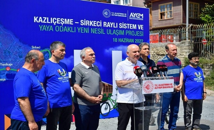 Kazlıçeşme-Sirkeci Raylı Sistem Projesi 2023’ün ilk çeyreğinde tamamlanacak