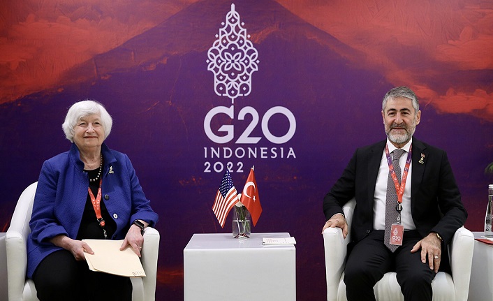 Bakan Nebati, ABD Hazine Bakanı Yellen ile görüştü