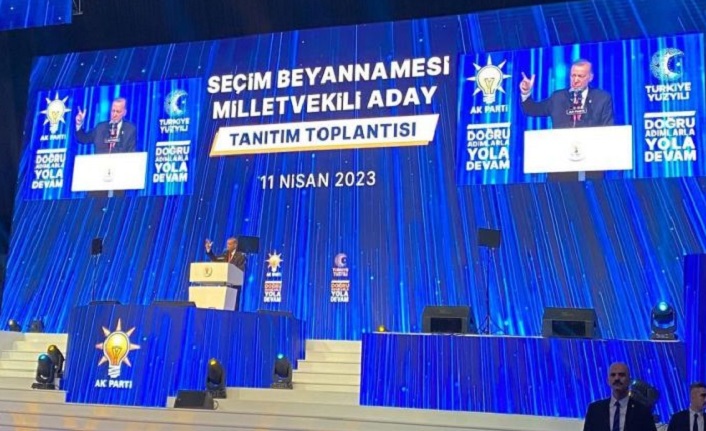 AK Parti'nin seçim beyannamesi açıklandı