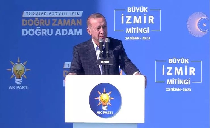 Cumhurbaşkanı Erdoğan İzmir'de konuştu