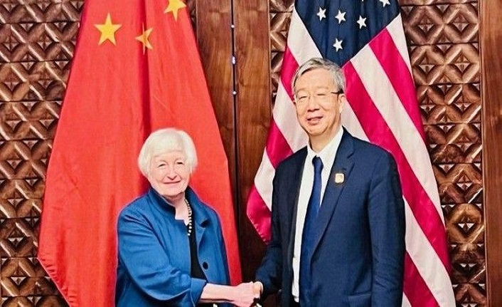 ABD Hazine Bakanı Yellen Çin Başbakanı Li Çiang ile görüştü