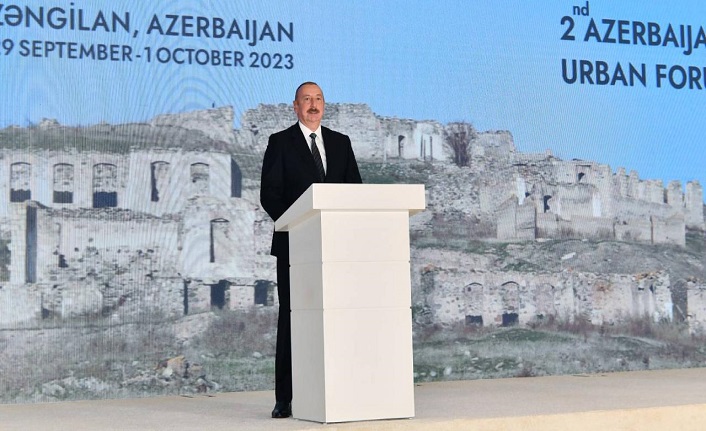 İlham Aliyev: Kafkasya'da barış ve istikrar istiyoruz
