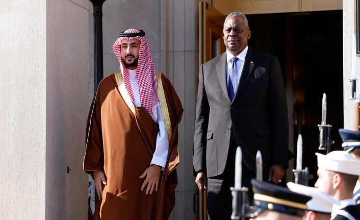 ABD ve Suudi Arabistan savunma bakanları Washington'da bir araya geldi