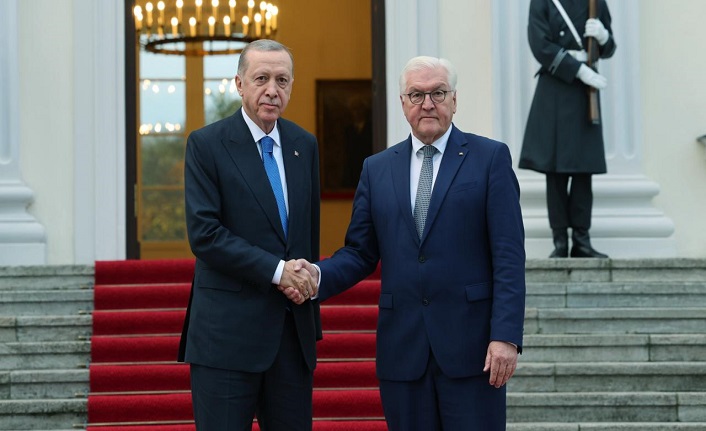 Cumhurbaşkanı Erdoğan, Almanya Cumhurbaşkanı Steinmeier ile görüştü