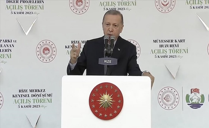 Cumhurbaşkanı Erdoğan: Gazze'deki kardeşlerimizi sahipsiz ve çaresiz bırakmayacağız