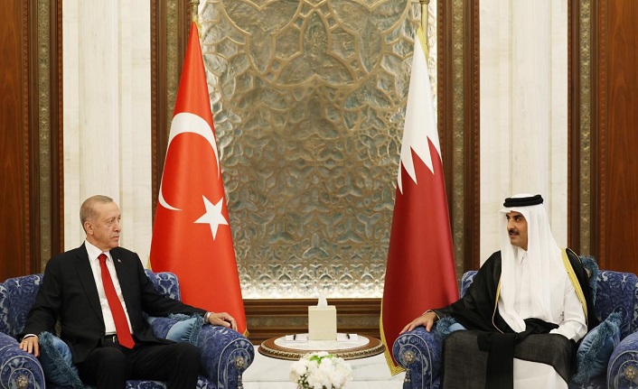 Erdoğan, Al Sani ile görüşüyor