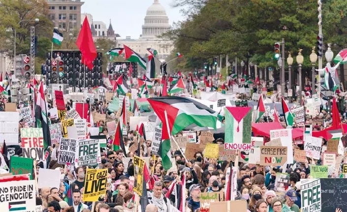Hamas'tan tüm dünyaya Gazze için 3 gün boyunca kitlesel gösteri yapma çağrısı
