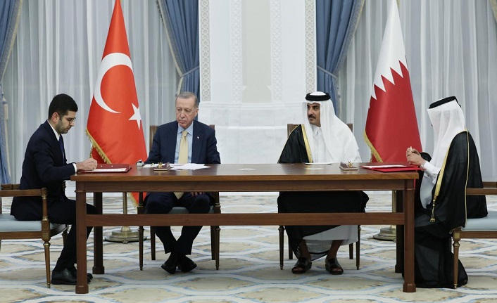 Türkiye ile Katar arasında ortak bildiri ve 12 anlaşma imzalandı