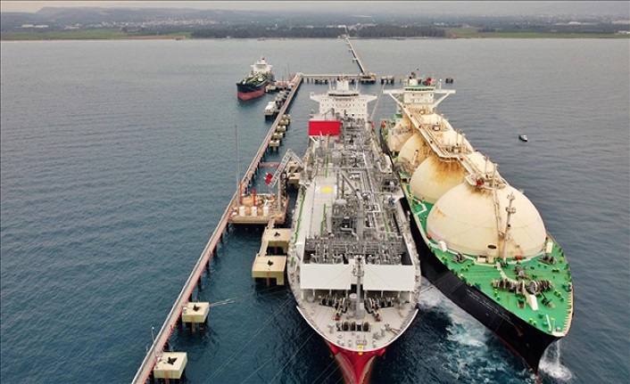 Cezayir'den yola çıkan LNG gemisi 27 Ocak'ta Türkiye'ye ulaşacak