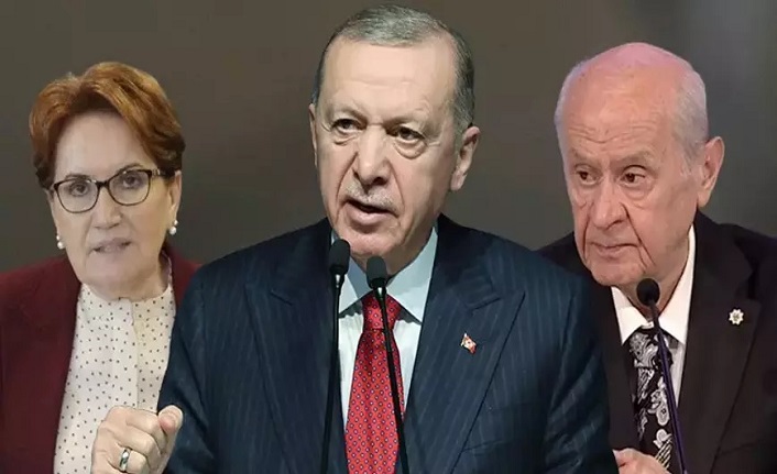 Cumhurbaşkanı Erdoğan, Bahçeli ve Akşener ile görüştü