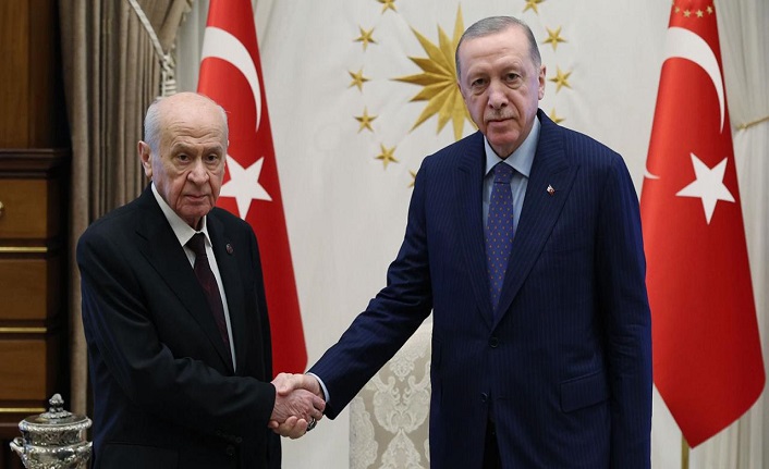 Cumhurbaşkanı Erdoğan, Bahçeli'yi kabul etti