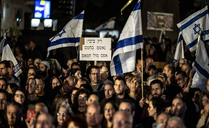 İsrail'de Netanyahu karşıtı protestolar devam ediyor