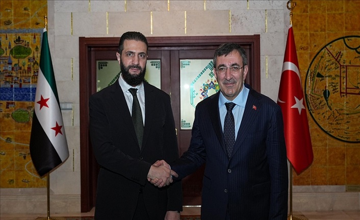 Cumhurbaşkanı Yardımcısı Yılmaz, Suriye Cumhurbaşkanı ile görüştü