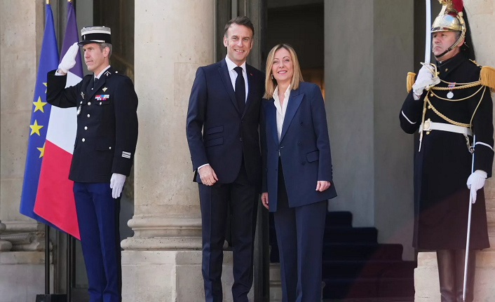 Meloni ve Macron Roma'da bir araya geldi! Gündemde Ukrayna Savaşı ve Orta Doğu'daki gelişmeler var
