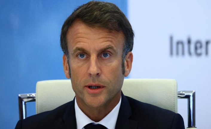 Macron: Filistin devletini tanımak için seslerimiz birleşmeli