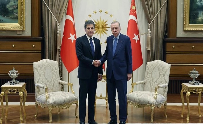 Cumhurbaşkanı Erdoğan, IKBY Başkanı Barzani’yi kabul etti