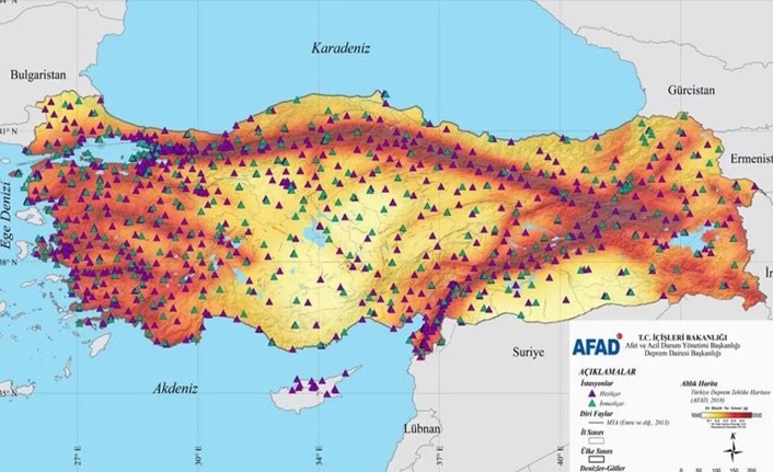 Türkiye’nin yüzde 92’si deprem tehlikesi altında! AFAD tek tek açıkladı