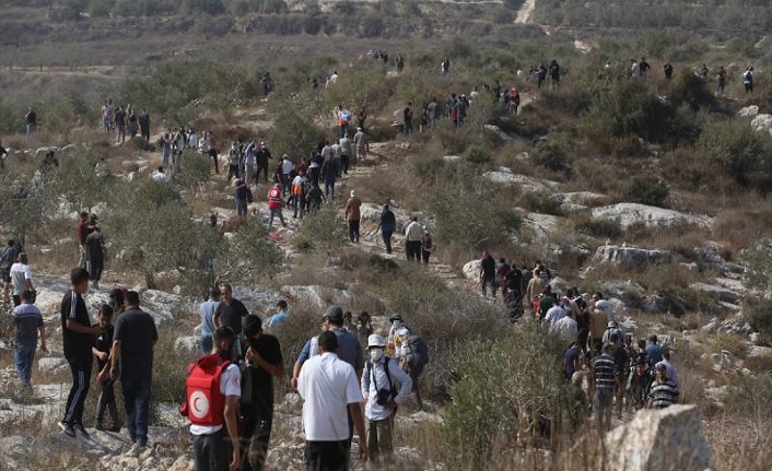 Katil İsrail, işgal altındaki Batı Şeria'da Filistinlilere ait 694 dönüm araziye el koydu