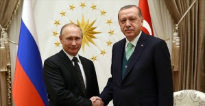 Cumhurbaşkanı Erdoğan, Putin ile Suriye'yi görüştü