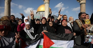 Mescid-i Aksa'da ABD'nin Kudüs kararı protesto edildi