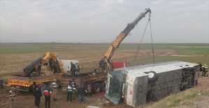 Silopi'de Irak uyrukluları taşıyan otobüs devrildi: 9 ölü