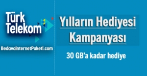 Türk Telekom'dan müşterilerine “Yılların Hediyesi Kampanyası“