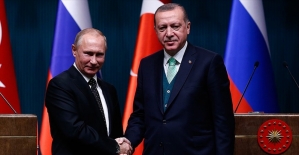 Cumhurbaşkanı Erdoğan ile Putin, Afrin ve İdlib'i görüştü