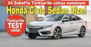 Dizel motorlu Honda Civic sedan yola çıkıyor