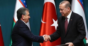 Özbekistan Cumhurbaşkanı Mirziyoyev Cumhurbaşkanı Erdoğan ile telefonla görüştü